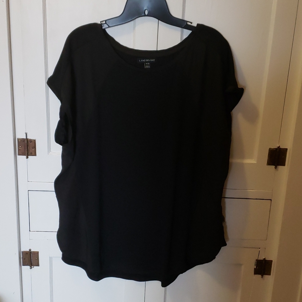 Women's black Lane Bryant blouse